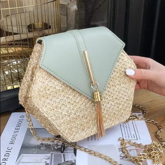 Boho Hexagon Purse - Picture 1 of 3